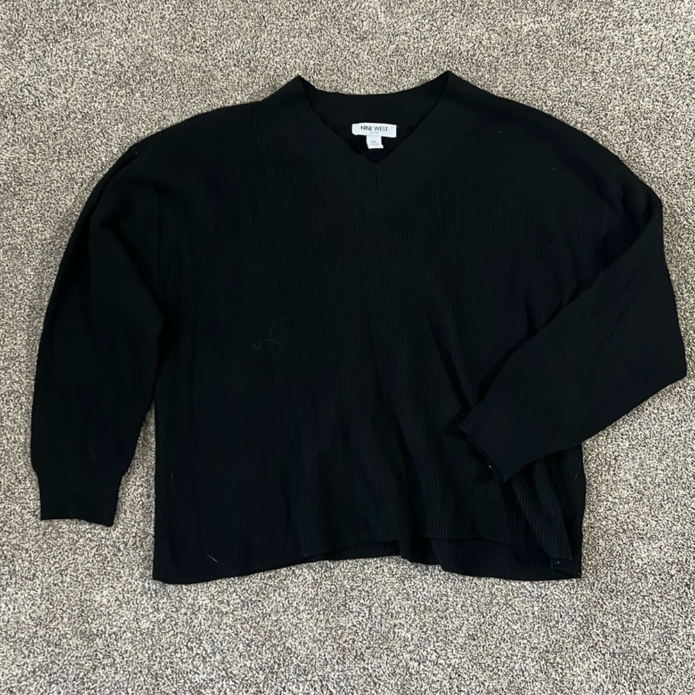 Nine West black sweater